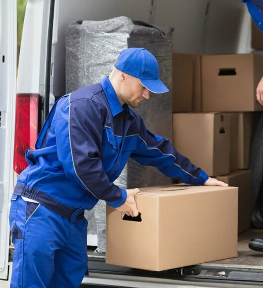 un déménageur professionnel