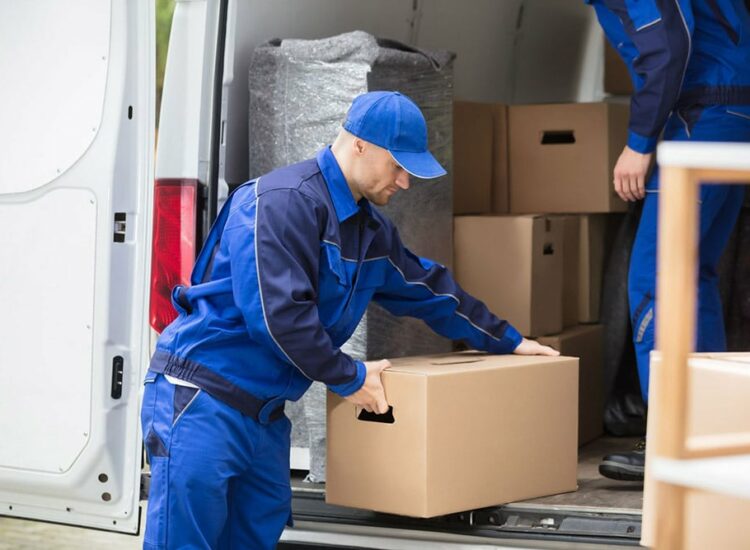 un déménageur professionnel